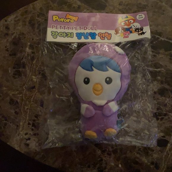 Pororo The Little Penguin Stuffed Petty Pet Doll Baby Kids Korean TV Animation - Picture 5 of 7